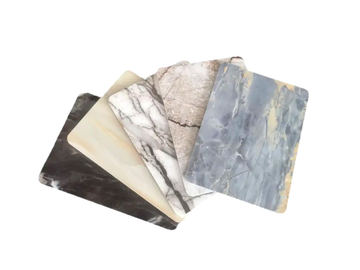 خط إنتاج ألواح الرخام المقلد من مادة PVC